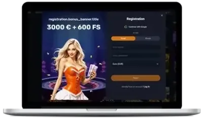 VOX Live Casino am Computer